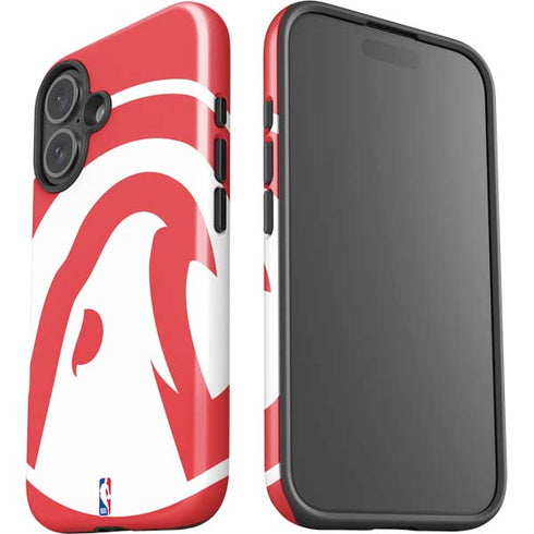 NBA Atlanta Hawks Largo Logo iPhone 16 Plus Impact Case